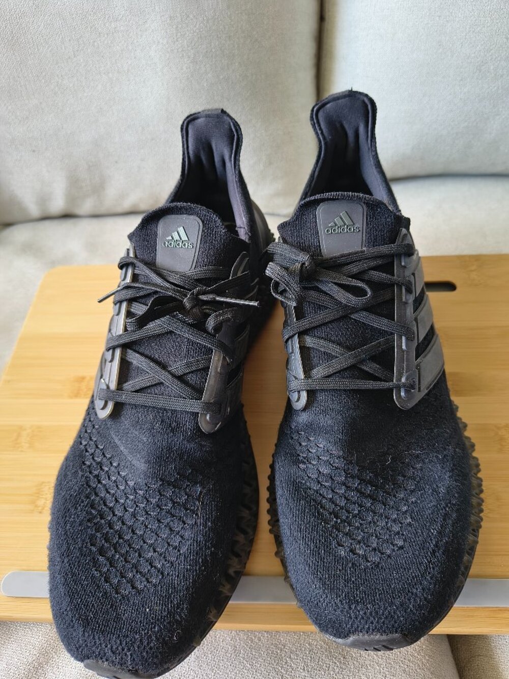 adidas Ultra 4DFWD "Core Black Carbon" Running Shoes - Size 12